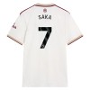 Original Fußballtrikot Arsenal Saka 7 Ausweichtrikot 2025-26 Für Herren